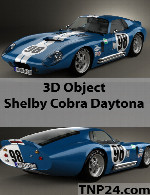 سمپل سه بعدی شلبی کبرا دیتوناShelby Cobra Daytona 3D Object
