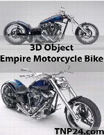 سمپل سه بعدی امپایر موتورسایکل بایکEmpire Motorcycle Bike 3D Object