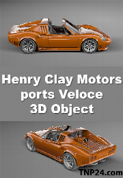 سمپل سه بعدی هنری کلی موتوراسپورت ولوکHenry Clay Motorsports Veloce 3D Object