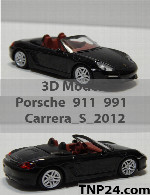 مدل سه بعدی پورشه کررا  اس 911Porsche 991 Carrera S 2012 3D Object