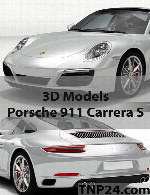 مدل سه بعدی پورشه 911 کررا اسPorsche 911 Carrera S 3D Object