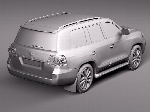 مدل سه بعدی تویوتا لند کروزر  2013Toyota Land Cruiser 2013 3D Object