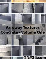 جنسیت های آماده ی شامل بتن, دیوار چین,...Arroway Textures Concrete - Volume One