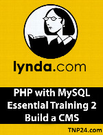 آموزش زبان برنامه نویسی phpLynda PHP with MySQL Essential Training 2 Build a CMS