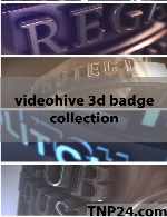 پروژه آماده افترافکت از شرکت ویدیو هایو انواتوVideoHive Envato 3d badge collection
