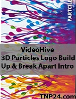 پروژه آماده افترافکت از شرکت ویدیو هایو انواتوVideoHive Envato 3D Particles Logo Build Up & Break Apart Intro
