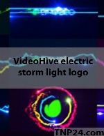 پروژه آماده افترافکت از شرکت ویدیو هایو انواتوVideoHive Envato Electric Storm Light Logo
