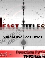 پروژه آماده افترافکت از شرکت ویدیو هایو انواتوVideoHive Envato Fast Titles