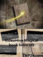 پروژه آماده افترافکت از شرکت ویدیو هایو انواتوVideoHive Envato Magical book Intro HD