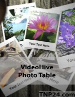 پروژه آماده افترافکت از شرکت ویدیو هایو انواتوVideoHive Envato Photo Table