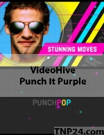 پروژه آماده افترافکت از شرکت ویدیو هایو انواتوVideoHive Envato Punch It Purple
