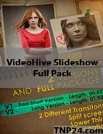 پروژه آماده افترافکت از شرکت ویدیو هایو انواتوVideoHive Envato Slideshow Full Pack