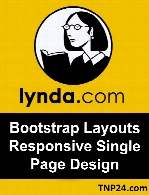 Lynda - Bootstrap Layouts Responsive Single Page Design