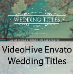 پروژه آماده افترافکت از شرکت ویدیو هایو انواتوVideoHive Envato Wedding Titles