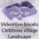 پروژه آماده افترافکت از شرکت ویدیو هایو انواتوVideoHive Envato Christmas Village Landscape