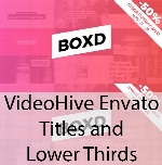 پروژه آماده افترافکت از شرکت ویدیو هایو انواتوVideoHive Envato Titles and Lower Thirds