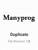 Manyprog Duplicate File Remover Free 1.8