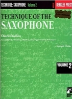تکنیک نوازندگی ساکسیفون؛ بخش دومTechnique of the Saxophone – Volume 2: Chord Studies (Woodwind Method)