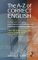 The A - Z of correct english