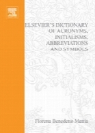 Elsevier’s Dictionary of Acronyms, Initialisms, Abbreviations and Symbols