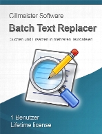Gillmeister Batch Text Replacer 2.11.0