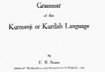 grammer of the kurmanji or kurdish language