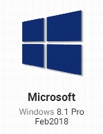 MicroSoft Windows 8.1 Pro Vl Feb2018 Pre-Activated x64