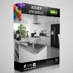 مدل های با کیفیت بالا از لوازم آشپزخانهCGaxis Models Volume 10 Kitchen Appliances