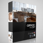 مدل های آماده دکوراسیون ادارهCGaxis Models Volume 11 Office Furniture