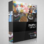 مدل ابزار و وسایل مهمانیCGaxis Models Volume 13 Party Collection