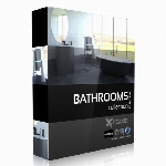 مدل های آماده وسایل داخل حمامCGaxis Models Volume 22 Bathrooms