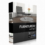 مدل های آماده وسایل و دیزاین اتاق نشیمنCGaxis Models Volume 25 Furniture III