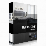 مدل های آماده وسایل اتاق خوابCGaxis Models Volume 27 Bedrooms