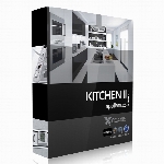 مدل های آماده لوازم الکترونیکی آشپزخانهCGaxis Models Volume 33 Kitchen Appliances II