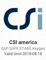 CSI SAP SAFE ETABS Keygen Only Valid Until 2018-08-18