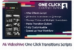اسکریپت آماده ساخت ترانزیشن در افترافکت به همراه آموزش ویدئویی از ویدئوهایوVideohive One Click Transitions Vol.1 After Effects Scripts