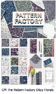 وکتور پترن بت و جقهCM The Pattern Factory CM The Pattern Factory Ditsy FloralsFlorals