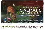 پروژه آماده افترافکت اسلاید شو تصاویر با افکت مدرن پارالاکس به همراه آموزش ویدئویی از ویدئوهایوVideohive Modern Inspiring Cinematic Parallax Slideshow Opener A