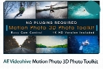 پروژه افترافکت ساخت تصاویر سه بعدی متحرک با عناصر متنوع به همراه آموزش ویدئویی از ویدئوهایوVideohive Motion Photo 3D Photo Toolkit After Effects Template