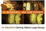 پروژه آماده افترافکت نمایش لوگو با افکت طرح های تزئینی درخشان از ویدئوهایوVideohive Glaring Pattern Maker Logo Reveal After Effects Template