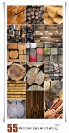 55 تصویر با کیفیت چوب، تنه درخت، کفپوش چوبی و قطعات چوبیWooden Bars And Felling