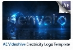 پروژه آماده افترافکت نمایش لوگو با افکت الکتریکی به همراه آموزش ویدئویی از ویدئوهایوVideohive Electricity Logo After Effects Template