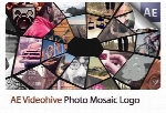 پروژه آماده افترافکت نمایش لوگو و تصاویر با افکت موزاییکی از ویدئوهایوVideohive Photo Mosaic Logo After Effects Template
