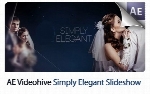 پروژه آماده افترافکت اسلاید شو تصویر و ویدئوی عروسی از ویدئوهایوVideohive Simply Elegant Slideshow After Effects Template