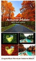 اکشن فتوشاپ ساخت تصاویر پاییزی از گرافیک ریورGraphicRiver Premium Autumn Maker