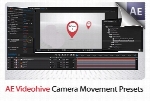 اسکریپت آماده افترافکت حرکات دوربین به همراه آموزش ویدئویی از ویدئوهایوVideohive Camera Movement Presets After Effects Templates