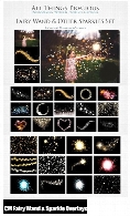 تصاویر کلیپ آرت ذرات ریز درخشان و جادویی برای طراحیCM Fairy Wand And Sparkle Overlays