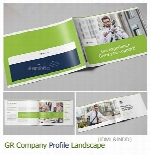 تصاویر لایه باز فلایر های تبلیغاتی متنوعGR Company Profile Vol2 Landscape