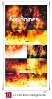 10 تصویر با کیفیت بک گراند انتزاعی شعله آتش از گرافیک ریورGraphicriver Abstract Fire Flames Backgrounds