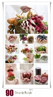 مجموعه تصاویر با کیفیت مواد غذایی اورگانیک، سیزیجات و میوهImage Source Organic Foods
